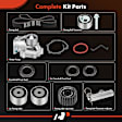 APTBK512 10 Pcs Timing Belt Kit with Water Pump