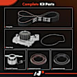 APTBK533 6 Pcs Timing Belt Kit with Water Pump