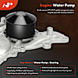 APTBK555 8 Pcs Timing Belt Kit & Water Pump