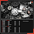 APTBK575 7 Pcs Timing Belt Kit