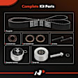 APTBK771 8 Pcs Timing Belt Kit