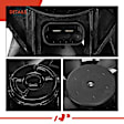 APTF0168 Engine Radiator Cooling Fan Assembly with Motor