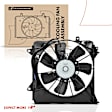 APTF0243 Right Engine Radiator Cooling Fan Assembly with Motor