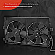 APTF0251 Engine Radiator Cooling Fan Assembly with Shroud