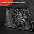 APTF0274 Engine Radiator Cooling Fan Assembly with Shroud