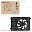 APTF0307 Engine Radiator Cooling Fan Assembly with Shroud