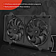 APTF0325 Radiator & Condenser Cooling Fan Assembly