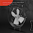 APTF0385 Left Engine Radiator Cooling Fan Assembly with Shroud
