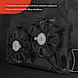APTF0431 Dual Radiator Fan Assembly with Shroud