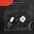APTF0527 Dual Radiator Cooling Fan Assembly with Controller