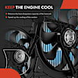 APTF0565 Dual Radiator & Condenser Fan Assembly