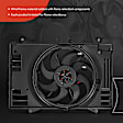 APTF0572 Radiator Cooling Fan Assembly with Brushless Motor & Shroud