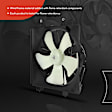 APTF0616 Single Radiator Cooling Fan with Shroud Assembly