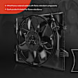 APTF0713 Single Radiator Cooling Fan with Brushless Motor