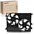 APTF0786 Dual Radiator Cooling Fan with Shroud Assembly