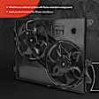 APTF0786 Dual Radiator Cooling Fan with Shroud Assembly