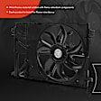 APTF0809 Single Radiator Cooling Fan Assembly with Shroud