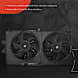 APTF0891TW Dual Radiator Fan Assembly with Shroud