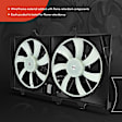 APTF0924 Dual Radiator Cooling Fan Assembly with Control Module