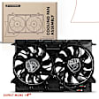 APTF0935 Dual Radiator Cooling Fan Assembly with Brushless Motor