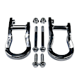 APTHK002 2 Pcs Chrome Front Tow Hooks
