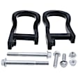 APTHK003 2x Black Front Tow Hooks