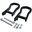 APTHK003 2x Black Front Tow Hooks