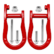 APTHK005 2 Pcs Red Front Tow Hooks