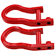 APTHK005 2 Pcs Red Front Tow Hooks