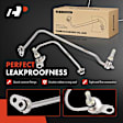 APTOL252 2 Pcs Driver & Passenger Turbocharger Oil Line