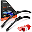 APWB157 2 Pcs Front 24" & 17" Windshield Wiper Blades