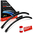 APWB340 2 Pcs Front 23" & 23" Windshield Wiper Blades