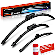 APWB459 3-Pc 28 in. + 18 in. + 12 in. Windshield Wiper Blades