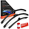 APWB472 3-Pc 24 in. + 20 in. + 13 in. Windshield Wiper Blades