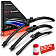 APWB473 3-Pc 24 in. + 18 in. + 12 in. Windshield Wiper Blades