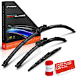 APWB483 3-Pc 26 in. + 17 in. + 12 in. Windshield Wiper Blades