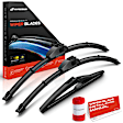 APWB493 3-Pc 22 in. + 22 in. + 10 in. Windshield Wiper Blades