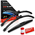 APWB506 3-Pc 20 in. + 20 in. + 12 in. Windshield Wiper Blades