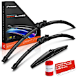 APWB546 3-Pc 28 in. + 24 in. + 10 in. Windshield Wiper Blades
