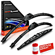 APWB597 3-Pc 24 in. + 16 in. + 12 in. Windshield Wiper Blades