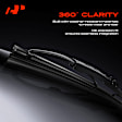 APWB601 3-Pc 22 in. + 20 in. + 14 in. Windshield Wiper Blades