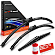 APWB612 3-Pc 26 in. + 20 in. + 13 in. Windshield Wiper Blades