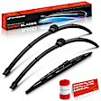 APWB664 3-Pc 26 in. + 26 in. + 17 in. Windshield Wiper Blades
