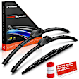 APWB665 3-Pc 22 in. + 22 in. + 17 in. Windshield Wiper Blades