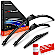 APWB696 3-Pc 28 in. + 18 in. + 12 in. Windshield Wiper Blades