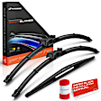 APWB785 3-Pc 24 in. + 22 in. + 16 in. Windshield Wiper Blades