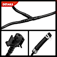 APWCP030 Upper Engine Coolant Pipe Overflow Hose withClamps