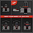 APWHN054 5x Front or Rear M12-1.5 Wheel Lug Nut