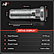 APWHS043 4x M12-1.50 Wheel Lug Stud