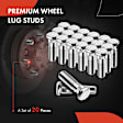 APWHS063 20x Front & Rear M12-1.50 Wheel Lug Stud